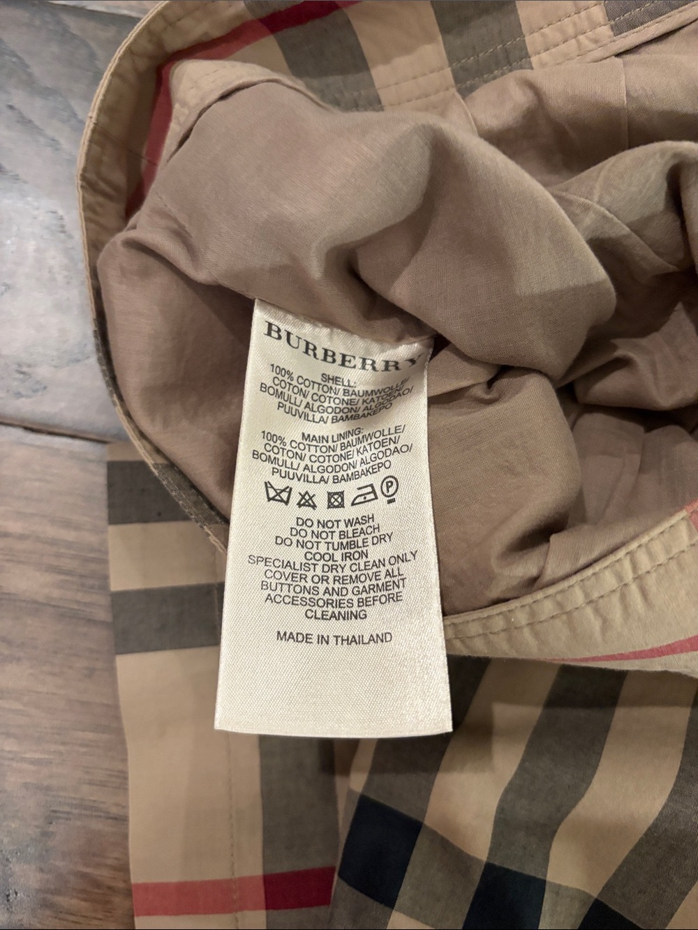 Burberry Brit Nova Check Cotton Pleated Skirt Sz 8 - Picture 6 of 8